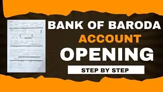 Bob Account Opening Form For Individual  kaise bhare | Bob account opening form filling sample.