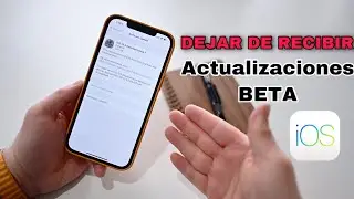 COMO DEJAR DE RECIBIR ACTUALIZACIONES BETA DE iOS / iPHONE 2021