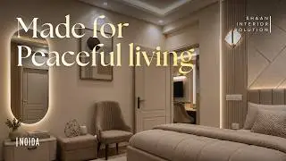 3BHK Luxury Interior Design Home Tour | Shaan Interior Solution | Trident Embassy Reso, GreaterNoida