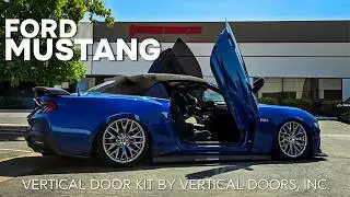 suprs650 2024 Ford Mustang GT featuring the best Lambo Doors in the industry by Vertical Doors, Inc.