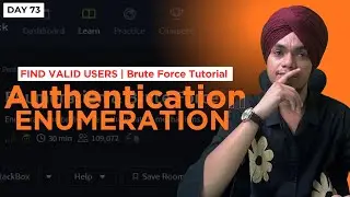 Authentication Enumeration & Brute Force — Complete Hacking Tutorial 🔥 | #100daychallenge