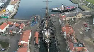 HMS TRINCOMALEE in service from 1817 till 1897. #britishwarships #warships #museum #djimini3pro