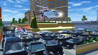COLLECTION OFF ALL BLACK CARS AT POLICE KOBAN STATION 🚓🚕🚙 Sakura School Simulator 🩶🩶🥶👽