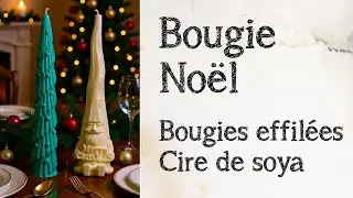 Bougies de No&euml;l en cire de soya