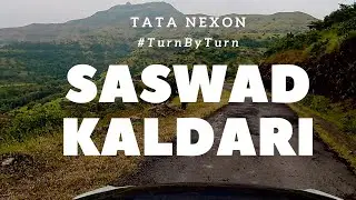Turn By Turn | Vlog 1| Tata Nexon | Saswad to Kaldari- Western Ghats | Raw Travel Videos | Landscape