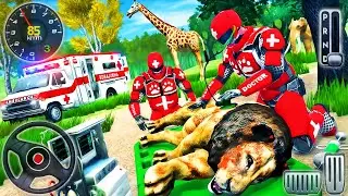 Real Doctor Robot Animal Rescue - Ambulance Driving Emergency Fighter - Android GamePlay