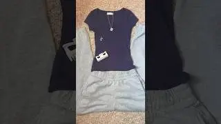 Airport outfit ideas w/ gray sweatpants for the summa 🌺✈️ #trending #viral #shortsfeed #summer #fyp