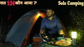 Solo Camping In Indian Forest | Camping In Extreme Cold Weather India | Winter Camping Tent In India