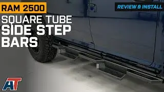 2010-2024 RAM 2500 Square Tube Drop Style Nerf Side Step Bars Review & Install