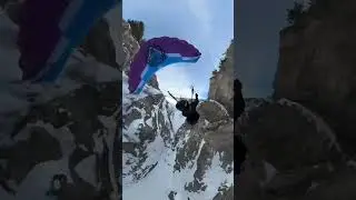 Flying The Crack of the Wasatch #speedflying #paragliding #adventuresport #skydiving