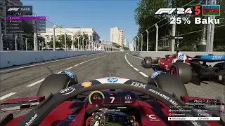 F125 Ferrari vs Ferrari | Azerbaijan GP Lewis Hamilton Gameplay