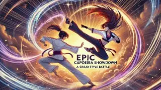 Epic Capoeira Showdown: A Shōjo Style Battle