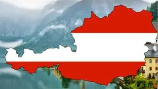 Austria- Flag Map Speed Art