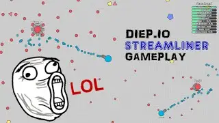 Diep.io NEW STREAMLINER GAMEPLAY!!! Streamliner vs Octo Tank and Spread Shot!!!