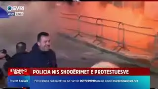 Policia nis shoqërimet e protestuesve