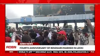 ENDSARS MEMORIAL: ANNIVERSARY PROTEST HOLDS AT LEKKI