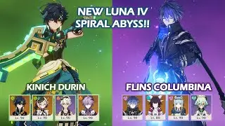 C0 Kinich Burning & C0 Flins Columbina | Spiral Abyss 6.3 | Genshin Impact