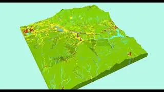3D Map with animation through ArcScene