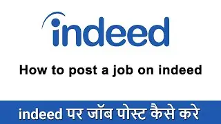 How to post a job on indeed for free | Job Posting on Indeed | Free Job Posting in Hindi