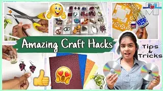 13 Craft Hacks That Save Your Money & Time | Tips & Tricks for art, craft & DIY | Mind-blowing ideas