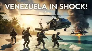 Venezuela Shocked! Entire Elite U.S. Marines & Massive Equipment Military Land in the Caribbean