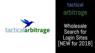 Tactical Arbitrage Wholesale Login Feature [NEW for 2018]