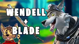 Furry Vtuber playing Wendell with a Kinetic Blade - Fortnite Zero Build