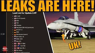 MAJOR LEAKS are HERE! CF-188A & AUSTRALIAN F-18, BUK-M3, SKY SABRE, F-5TH and MORE! - War Thunder