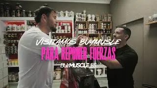 🏀 Visitamos BUY MUSCLE | Ale Mart&iacute;n repone fuerzas en la mejor tienda de suplementaci&oacute;n de Canarias💪