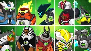 Ben 10 Reboot Armoured Aliens | Every Omni-Kix Alien Transformations | Season 4