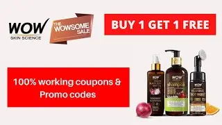 The WoW Some Sale 😍 : BUY 1 GET 1 FREE ✅ | WoW Skin Science | Coupon Code | 100% verified #buywow
