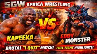 SGW Africa Wrestling 🔥 Kapeeka vs Eddy Monster | Brutal I Quit Match | Full Fight Highlights