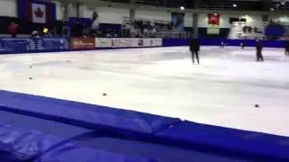 Short track speed skating at the Calgary Olympic Oval