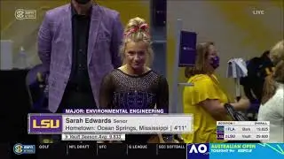 Sarah Edwards Vault LSU vs Florida 2021 9.925