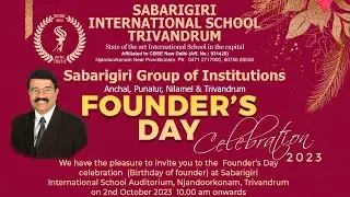 FOUNDER'S DAY Celebration || Sabarigiri Group of Institutions