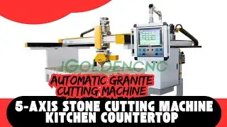 Stone cutting machine kitchen countertop | Automatic granite cutting machine #stonecuttingmachine