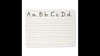 VID 20220208 -  Reusable Dry Erase lap boards - Double sided White Board with lines /blank
