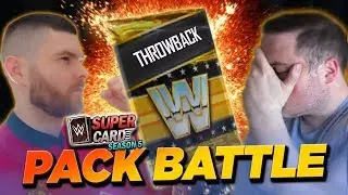 INSANE THROWBACK PACK BATTLE!! Shattered Surprise! | WWE SuperCard Season 5