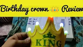 birthday crown for kids | review|awesome Product |LED Lights Crown|Link in description  #firstcry