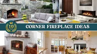 10 Best Corner Fireplace Design Ideas ✅ Good idea for Small Space! 👌