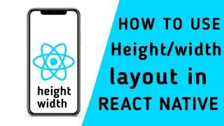 how to use height and width property in react native | react native tutorial for beginners in hindi