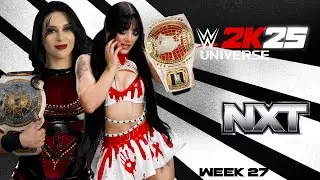 WWE 2K25 : Universe Mode | WWE NXT - Week 27