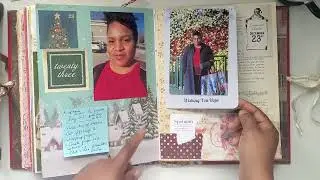 December Journal 2021 **Complete Flip Through** & January 2022 Planner/Journals Set-Up