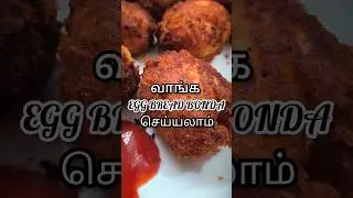 Crispy Bread Egg Bonda at Home 🔥 | Tea Time Snack Recipe in Tamil