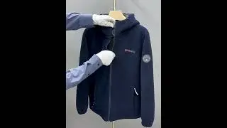 Winter Wool Jacket Men's High-end Embroidered Thickened Fleece