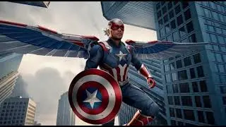 El nuevo capit&aacute;n Am&eacute;rica #anime #Mariel #capitanamerica #falcon 