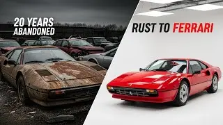 ASMR Car Restoration | Ferrari 308 GTS Abandoned for 20 Years &ndash; Rust to Showroom