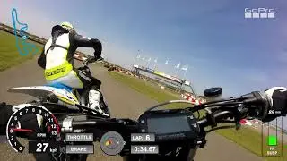 Husqvarna FS450 2016 - Onboard lap supermoto Pottendijk Emmen