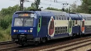 Passage d&rsquo;une Z 8800 Transilien &agrave; Trappes