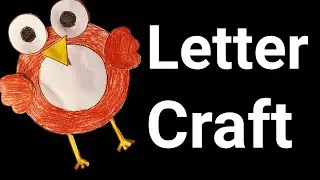Letter O-Owl craft for kids